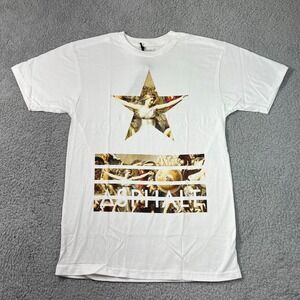 ASPHALT Yacht Club 100% Cotton T-Shirt Short Sleeve White Men's Size M VTG NWT